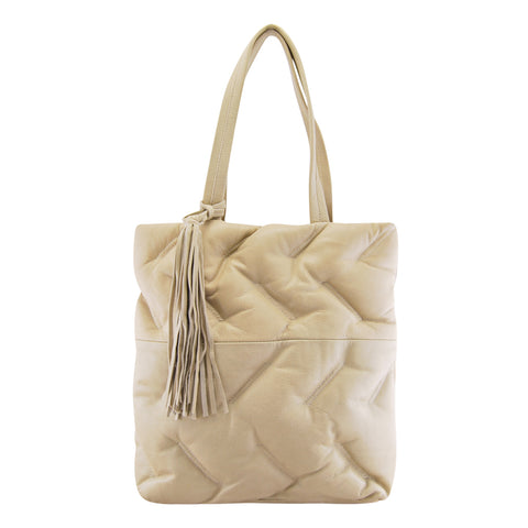 Coco Padded Tote | Honey-CadelleLeather