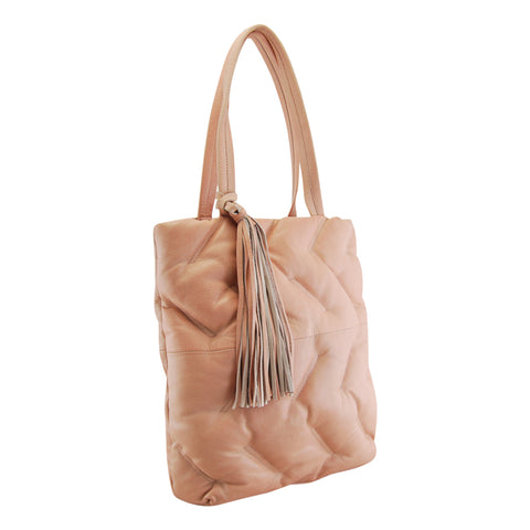 Coco Padded Tote | Misty Rose-CadelleLeather