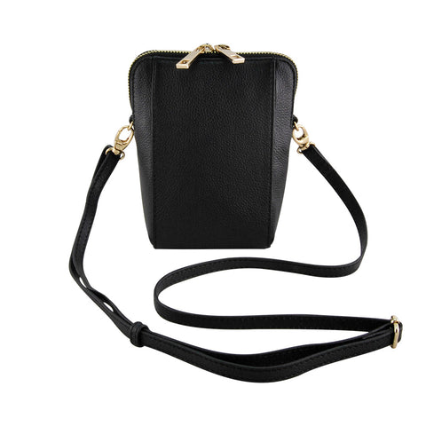 Cathey Mini Cross Body | Black-CadelleLeather