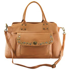Leather Bag Paulina Overnighter Camel picture 1 regular from Cadelle Leather