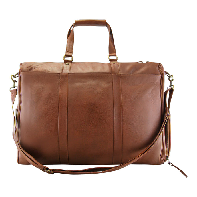 Leather Bag Charlie Unisex Overnight Bag Cognac Picture 1 regular from Cadelle Leather