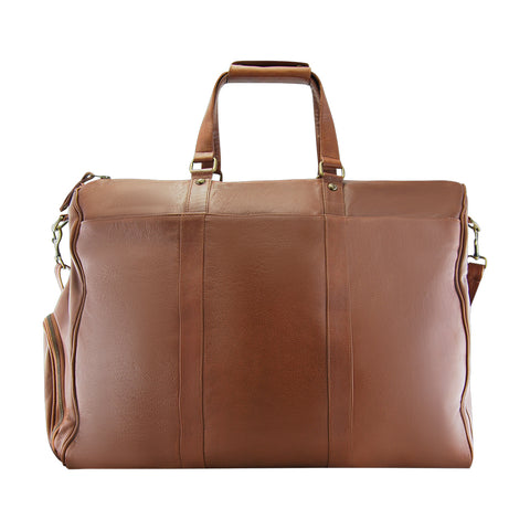 Leather Bag Charlie Unisex Overnight Bag Cognac Picture 4 regular from Cadelle Leather