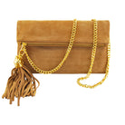 Leather Clutch MONK August Tan/Suede Picture 1 Regular from Cadelle Leather