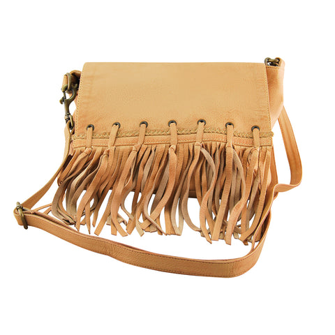 Leather Bag Lilli Tassel Crossbody Camel Picture 1 Regular from Cadelle Leather 