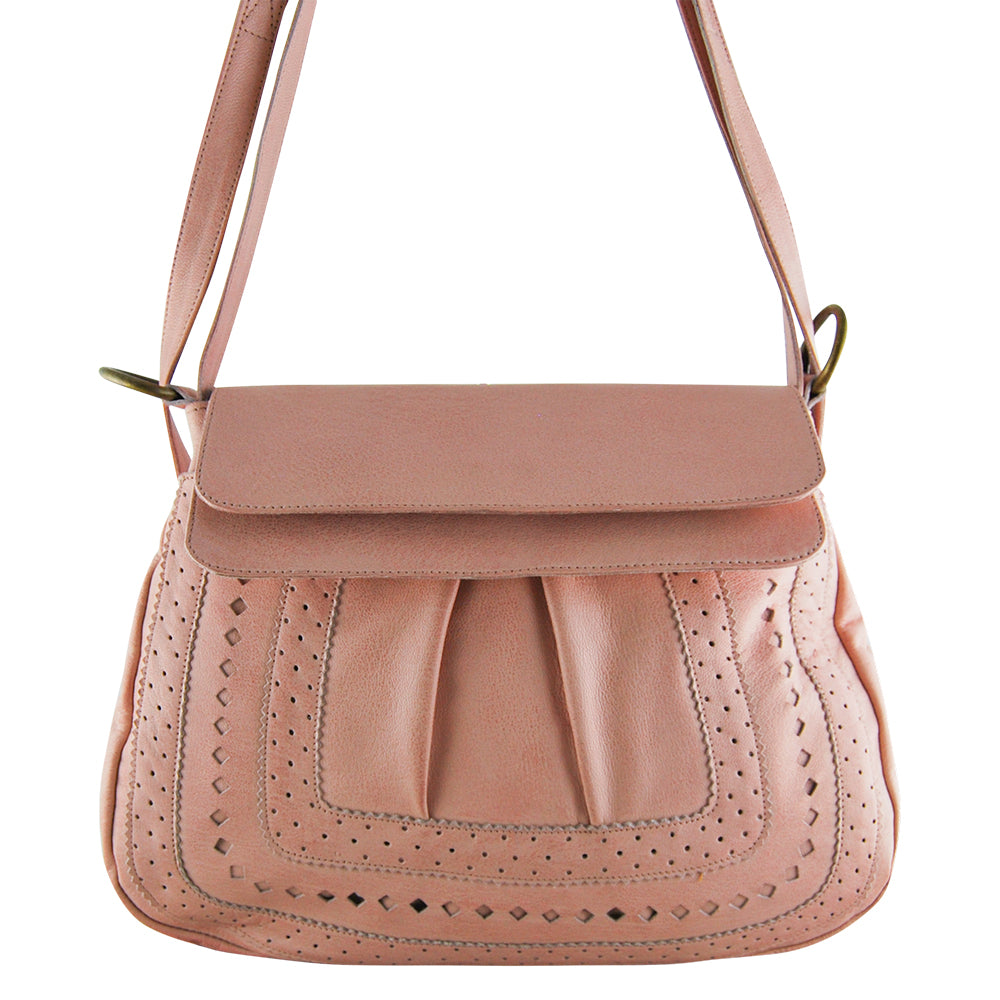 Leather Convertible Bag/Backpack Molly Misty Rose Picture  4 Regular from Cadelle Leather