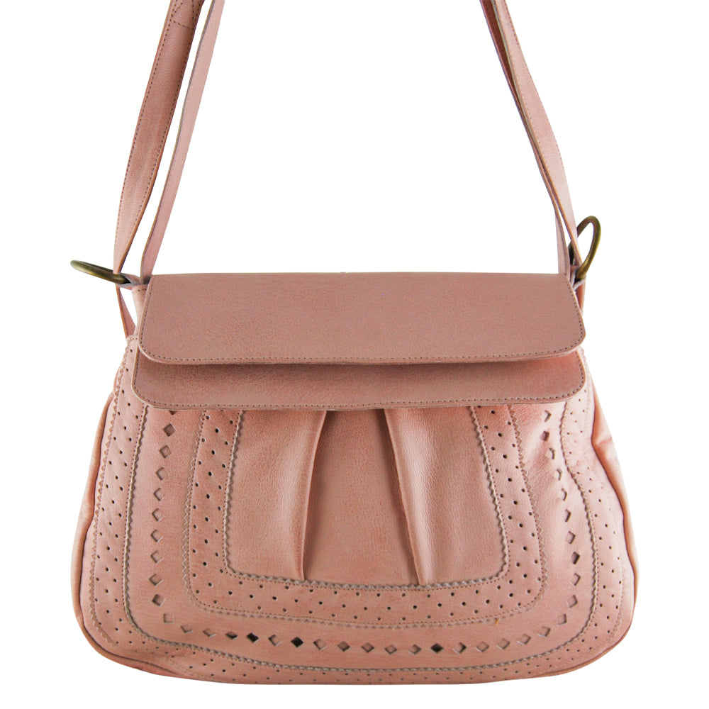 Leather Convertible Bag/Backpack Molly Misty Rose Picture 1 Regular from Cadelle Leather