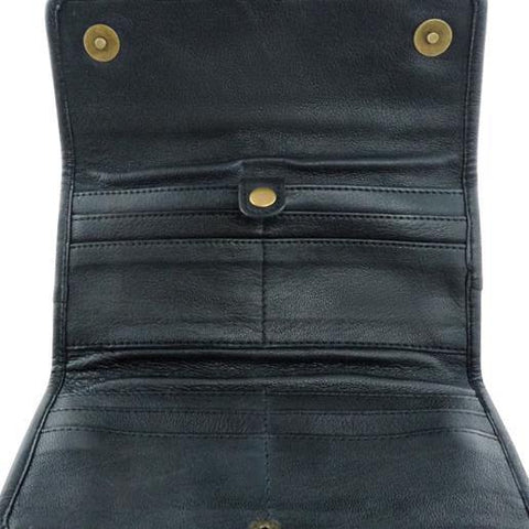 Leather Wallet Elly Stud Wallet Black Picture 5 regular from Cadelle Leather