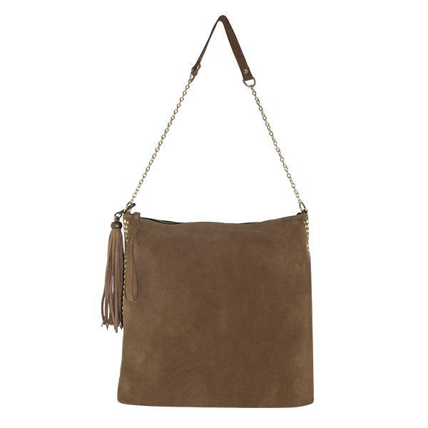 Leather Bag MONK Ginger Suede/Tan Picture 4 Regular from Cadelle Leather