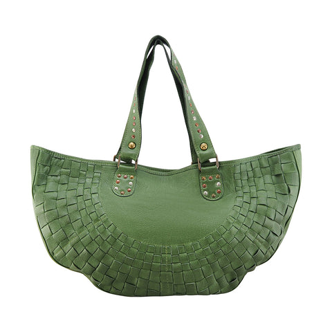 Heidi Baguette Shopper | Cognac-CadelleLeather