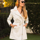 Leather Jacket Isabella White Picture 1 Regular from Cadelle Leather