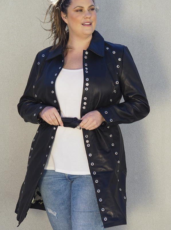 Leather Jacket Jada Navy Picture 3 Regular from Cadelle Leather