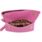 Leather Wallet Luna Weave Clutch Fuchsia Picture 5 regular from Cadelle Leather 