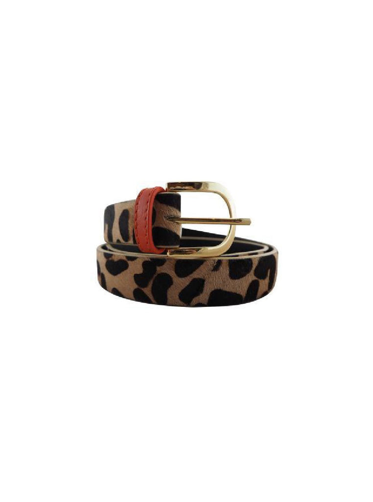 MONK Annie Leather Belt | Leopard-CadelleLeather