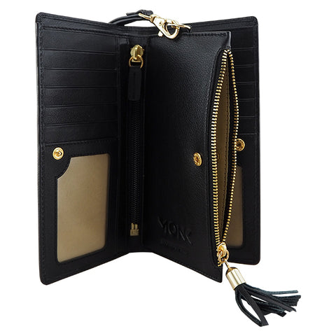 Leather Wallet MONK Sofie Black Picture 6 Regular from Cadelle Leather