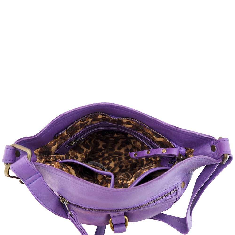 Millie Crossbody Bag | Violet-CadelleLeather