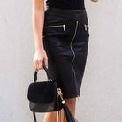 Leather Satchel Bag MONK Stella Suede/Black Picture 3 Regular from Cadelle Leather