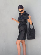 Coco Padded Tote | Black-CadelleLeather