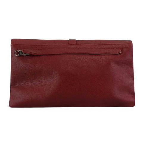 Leather Clutch MONK April Red Picture 5 Regular from Cadelle Leather