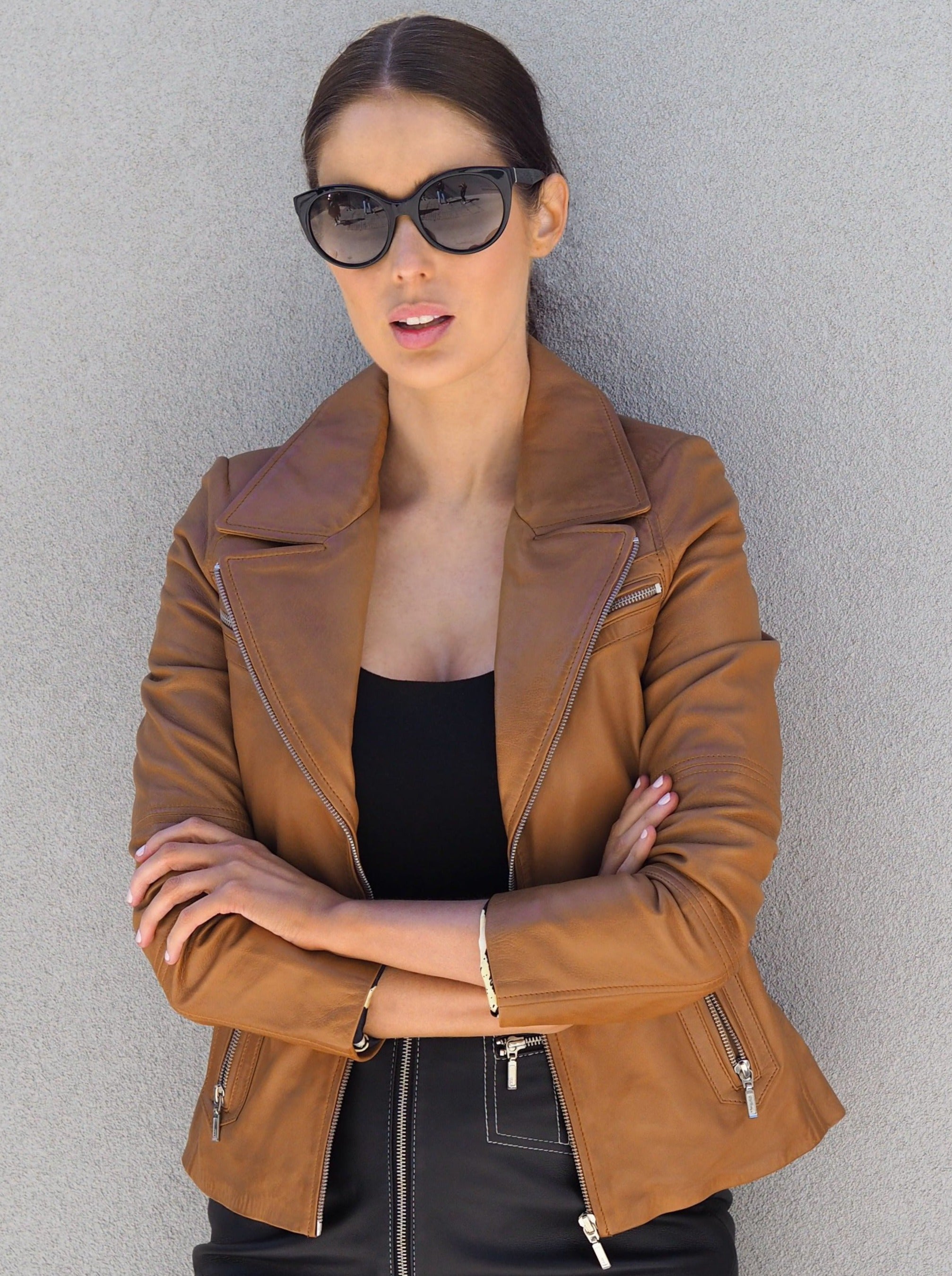 Manhattan Jacket | Hazelnut-CadelleLeather