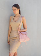 Leather Convertible Bag/Backpack Molly Misty Rose Picture 2 Regular from Cadelle Leather
