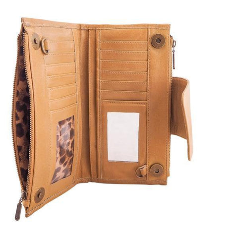 Leather Wallet Prato Convertible/Crossbody Camel picture 5 regular from Cadelle Leather