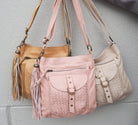 Millie Crossbody Bag | Misty Rose-CadelleLeather