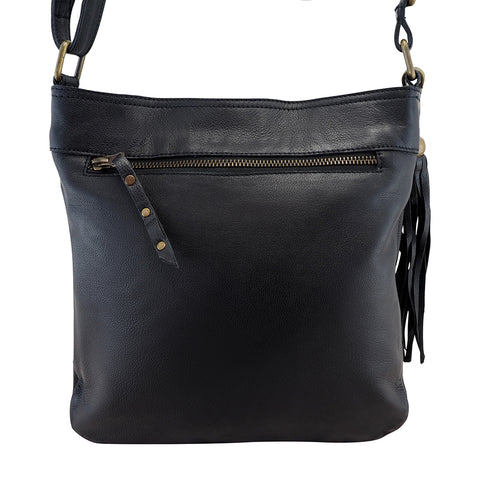 Millie Crossbody Bag | Black-CadelleLeather