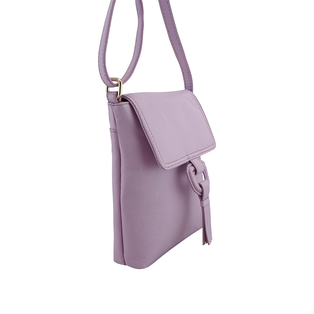 Felicity Crossbody | Pink Lavendar-CadelleLeather