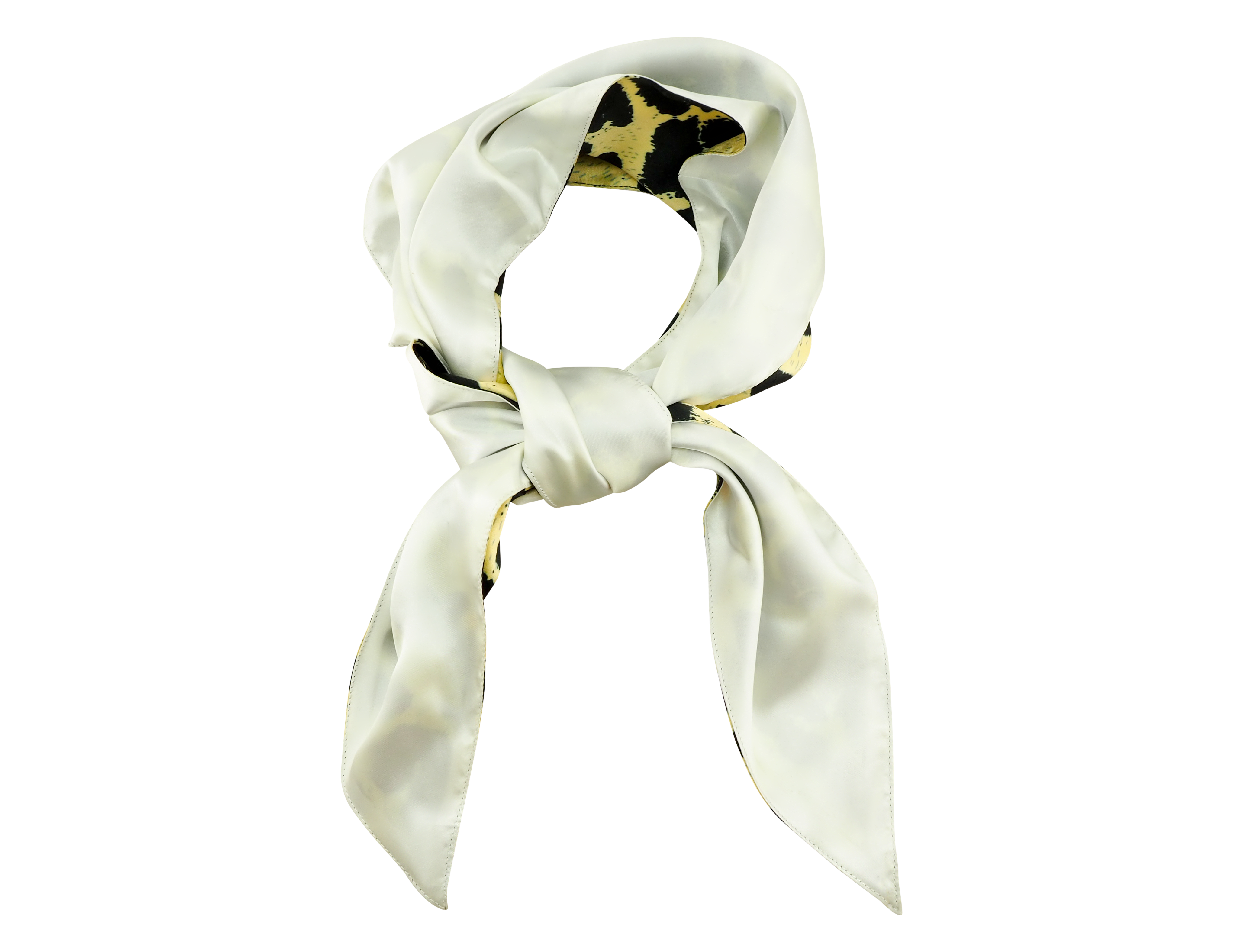 Double Sided Scarf - White-CadelleLeather