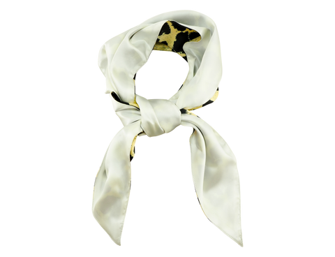 Double Sided Scarf - White-CadelleLeather