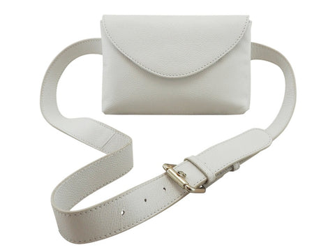 Bettina Bum Bag | White