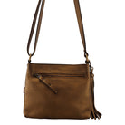 Mini Effie Handbag | Bronze Metallic-CadelleLeather