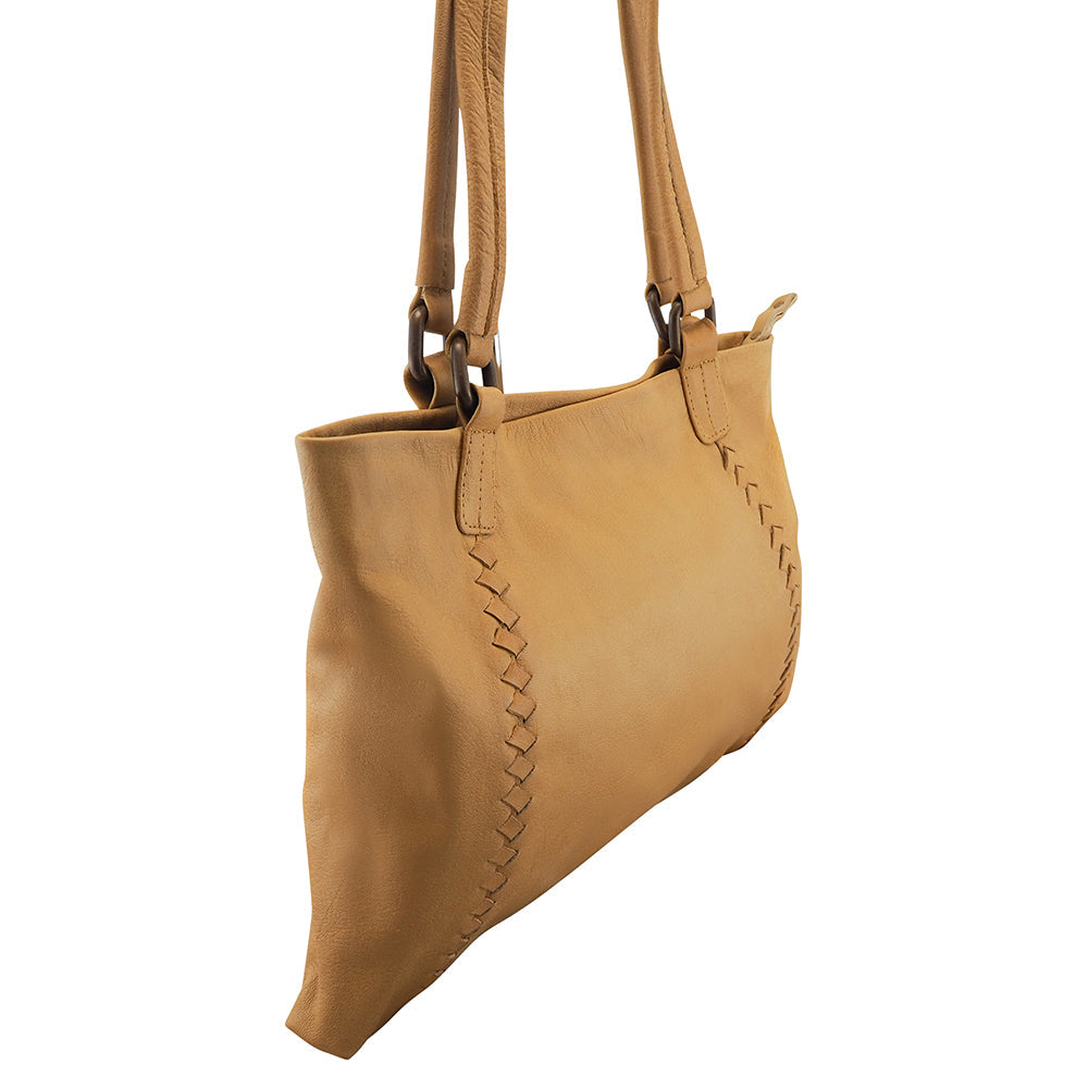 Sally-Anne Tote | Camel-CadelleLeather
