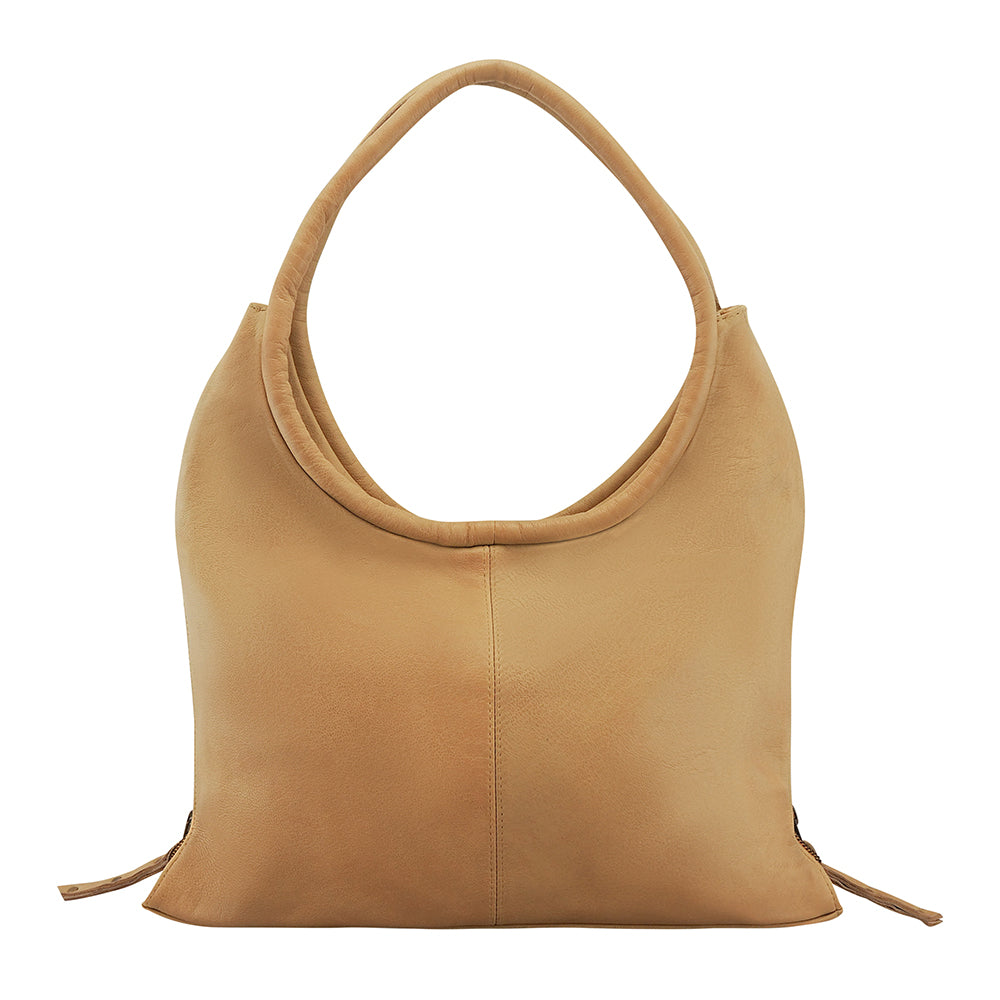 Cynthia Hobo | Camel/Honey-CadelleLeather