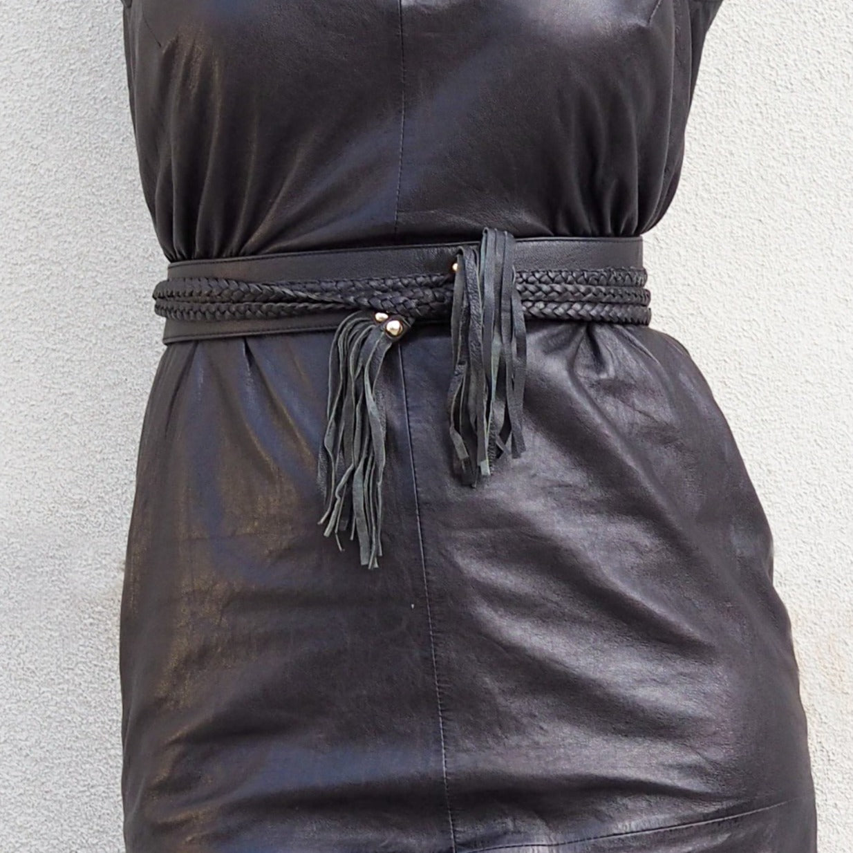 Lola Tassel Belt | Black