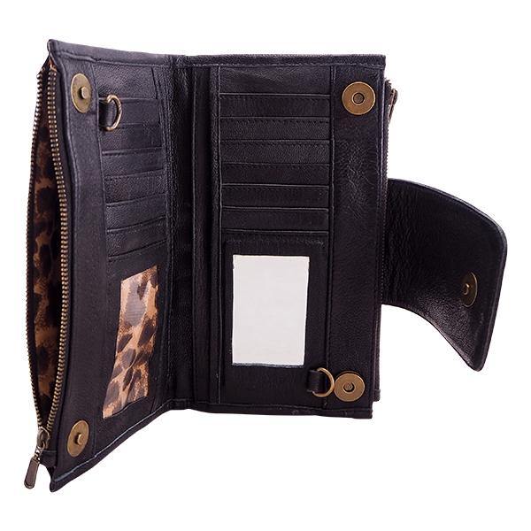 Leather Wallet Prato Convertible/Crossbody Black picture 7 regular from Cadelle Leather