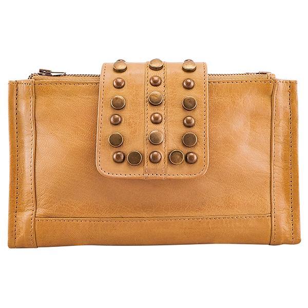 Leather Wallet Prato Stud Convertible/Crossbody Camel picture 3 regular from Cadelle Leather