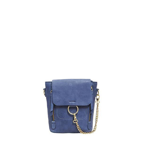 Leather Convertible Backpack MONK Rylee Denim Blue Picture 5 Regular from Cadelle Leather