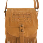 Leather Bag Sky Fringe Crossbody Camel Picture 5 regular from Cadelle Leather