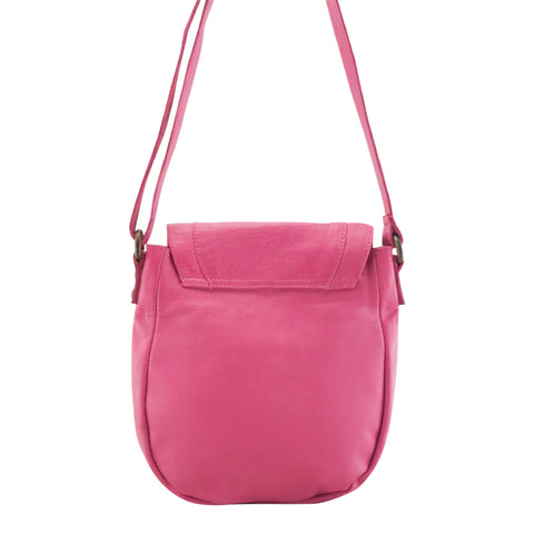 Leather Bag Sky Fringe Crossbody Fuchsia Picture 8 regular from Cadelle Leather