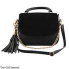 Leather Satchel Bag MONK Stella Suede/Black Picture 2 Regular from Cadelle Leather