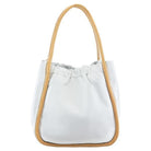 Leather Handbags Tamara Tote White/Camel Picture 4 regular from Cadelle Leather