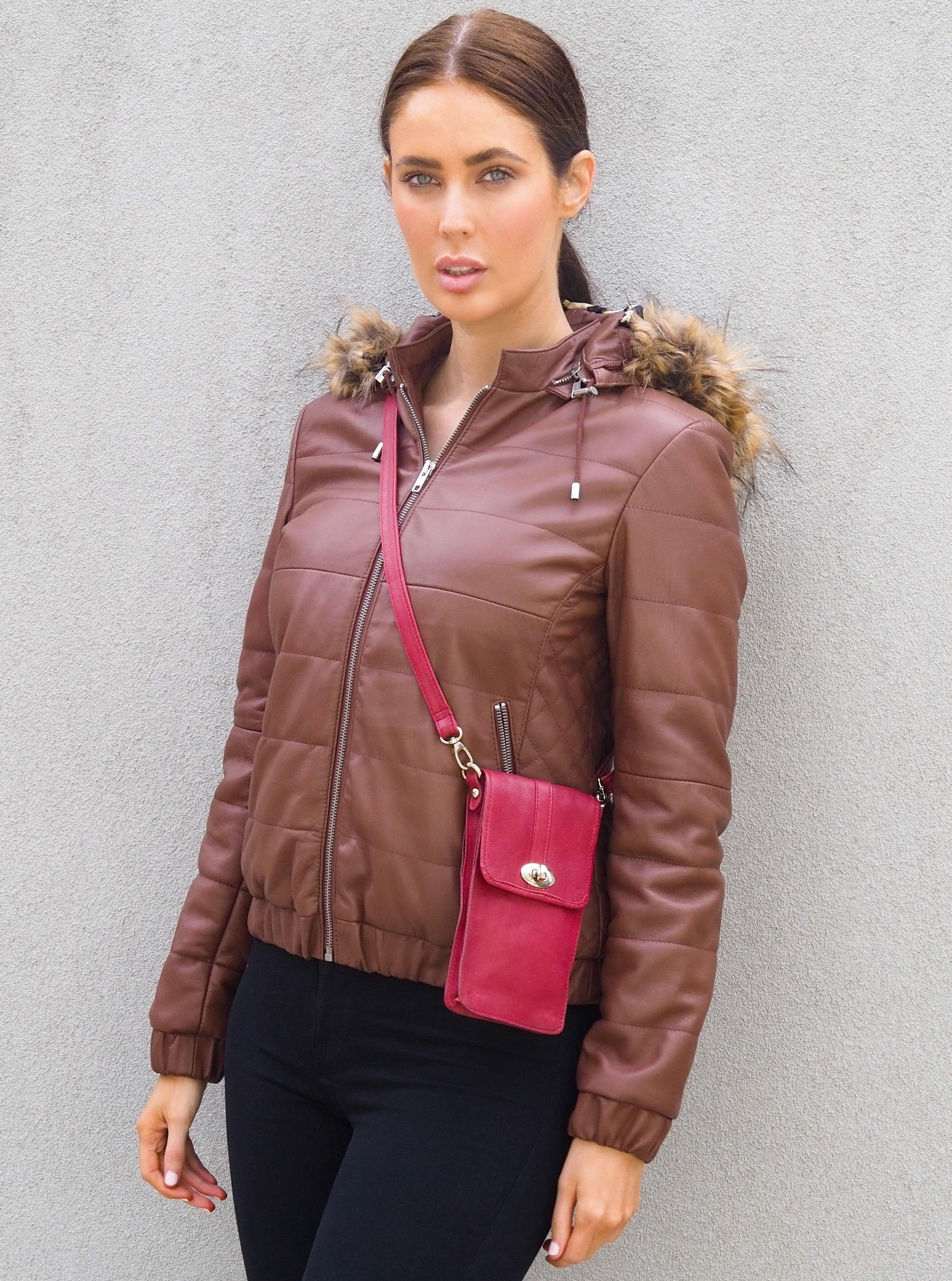 Leather MONK Tessa Red Picture 7 Regular from Cadelle Leather