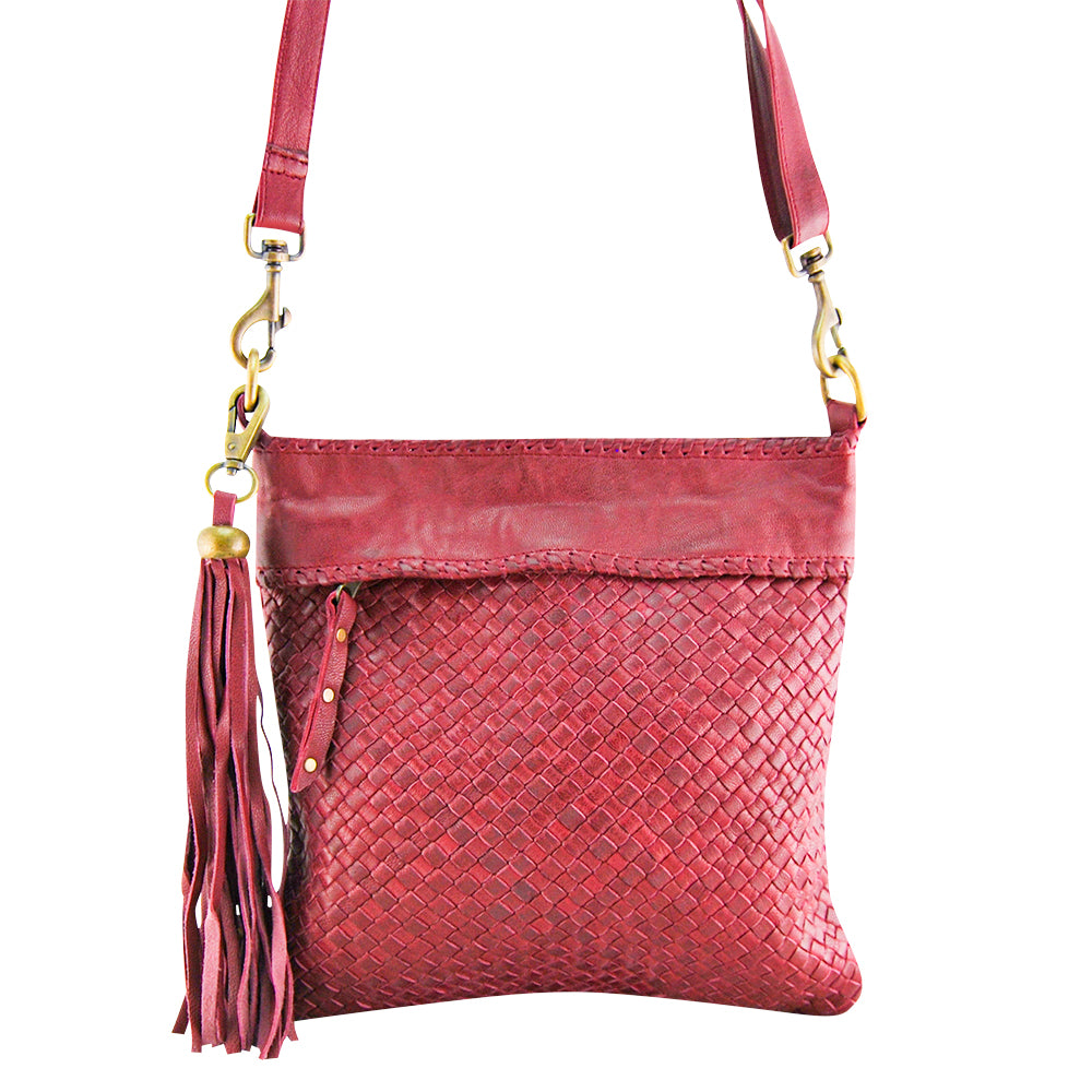 Tuscany Crossbody | Berry-CadelleLeather