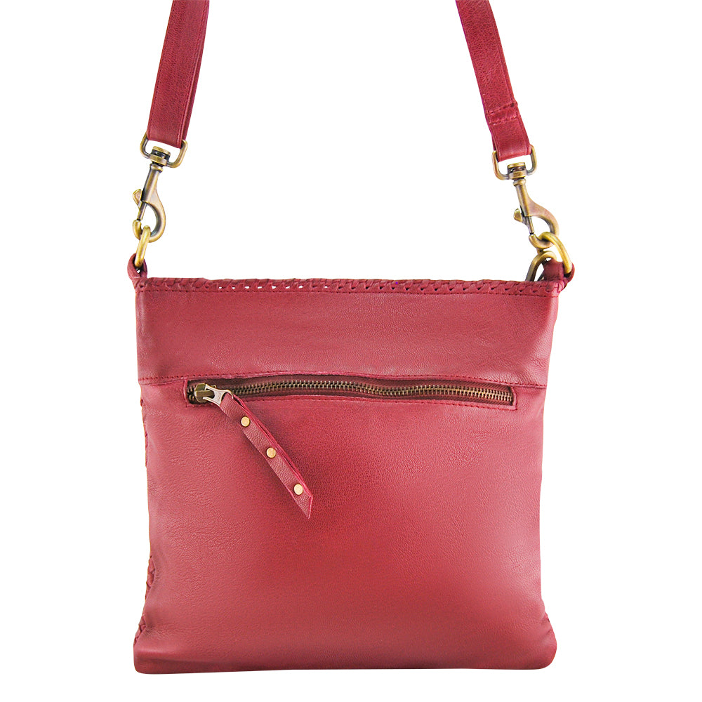 Tuscany Crossbody | Berry-CadelleLeather