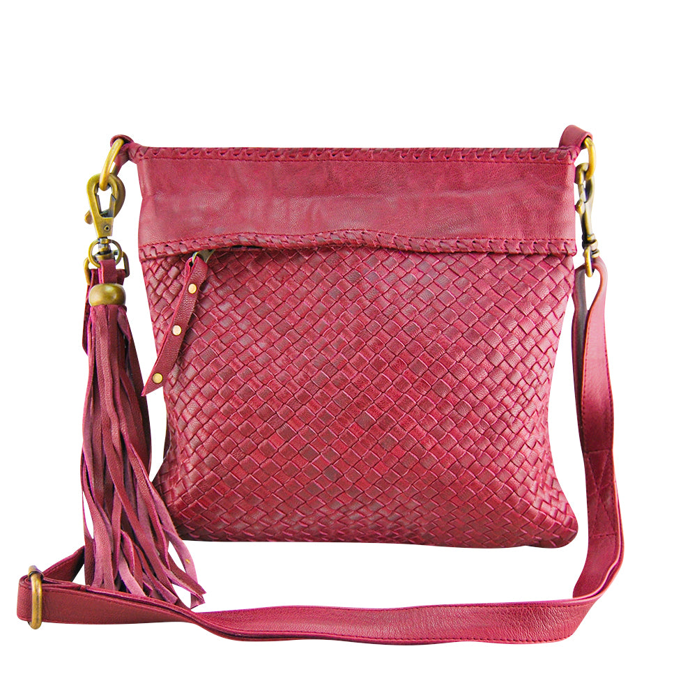 Tuscany Crossbody | Berry-CadelleLeather