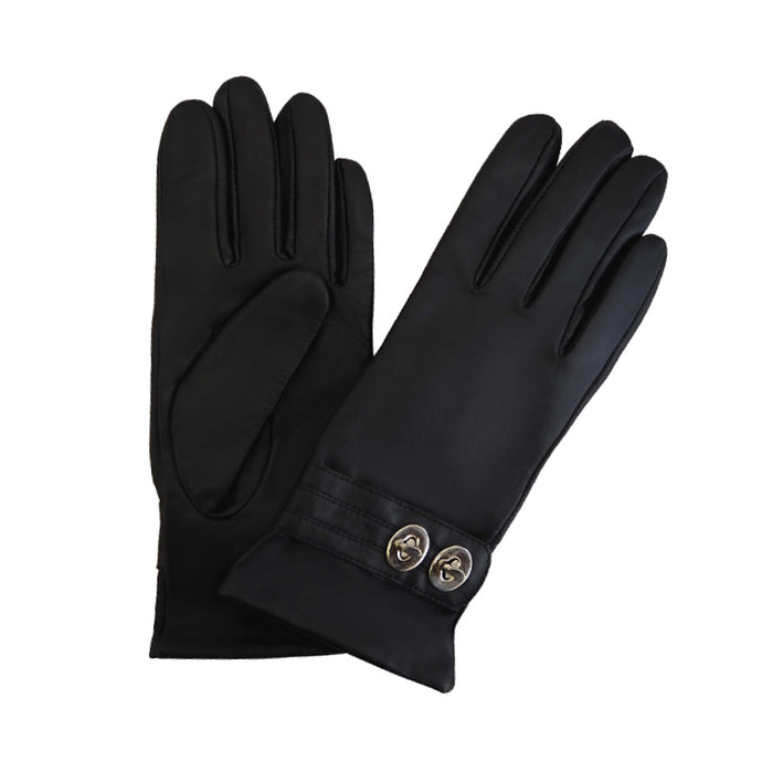 Leather Glove Turn Lock Black Picture 1 regular from Cadelle Leather
