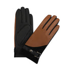 Leather Glove Two Tone Black/Cognac Picture 1 regular from Cadelle Leather