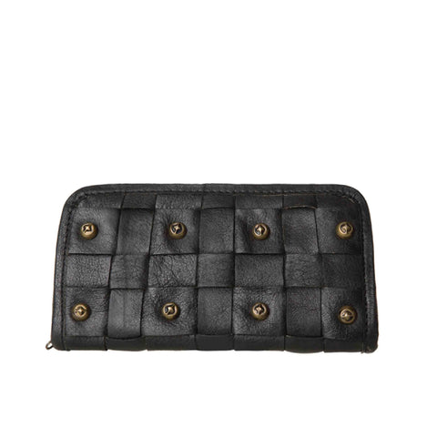 Leather wallet Amazon stud wallet black picture 1 regular from Cadelle Leather