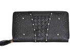 Leather Wallet Aviana Stud Weave Wallet Black Picture 1 regular from Cadelle Leather